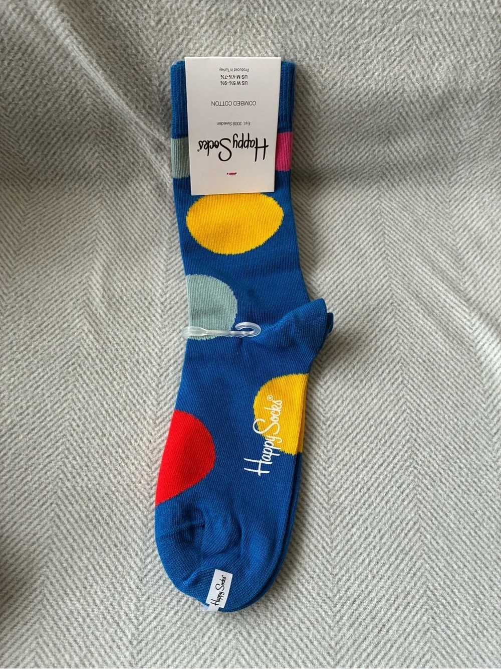Lot of 3 pairs of new colorful novelty/designer socks